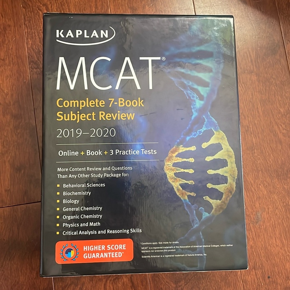 Kaplan 2019-2020 MCAT Books 2/3